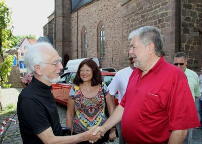 Erhard Eppler, Theresia Riedmaier und Kurt Beck